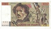 France 100 Francs Delacroix, R.20, Fayette:69.3, KM:154b -