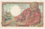 France 20 Francs Pêcheur, H.128, Fayette:13.9, KM:100a -