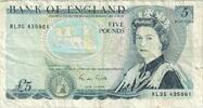 Great Britain 5 Pounds Banknote, 1988-1991, KM:378f -