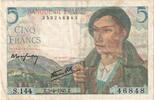 France 5 Francs Berger, S.144, Fayette:5.6, KM:98a -