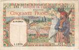 Algeria 50 Francs Banknote, 1942-06-08, KM:87 -