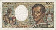France 200 Francs Montesquieu, X.005, Fayette:70.01, KM:155a -