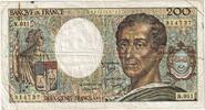 France 200 Francs Montesquieu, N.011, Fayette:70.02, KM:155a -
