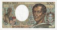 France 200 Francs Montesquieu, C.011, Fayette:70.2, KM:155a -