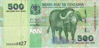 Tanzania 500 Shilingi Banknote, Undated (2003), KM:35 -