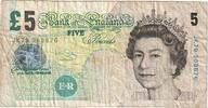 Great Britain 5 Pounds Banknote, Undated (2004), KM:391c -
