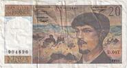 France 20 Francs Debussy, D.047, Fayette:66ter.1, KM:151h -
