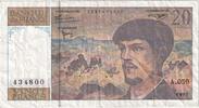 France 20 Francs Debussy, A.050, Fayette:66 ter.2, KM:151i -
