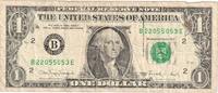 United States One Dollar Undated (1988), KM:3845 -