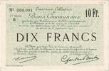 France 10 Francs 1916 Douai - Carvin, Premier num&eacute;ro, Pirot:59-743 UNZ- 225.08 US$  +  28.86 US$ shipping