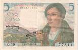 France 5 Francs Berger, 1943-07-22, Q.39 -