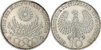 Federal Republic of Germany 10 Mark Munich, Silver, KM:135 -