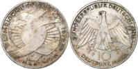 Germany 10 Mark Munich Olympics, Stuttgart, Silver, KM:131 -