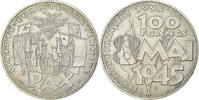France 100 Francs Commémoration de l'Armistice, Silver -