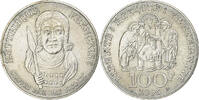 France 100 Francs Clovis, Silver, KM:1180 -