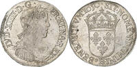 France 1/2 Écu à la mèche longue Louis XIV, La Rochelle, Silver -