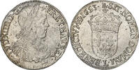 France 1/2 Écu à la mèche longue Louis XIV, Bayonne, Silver -