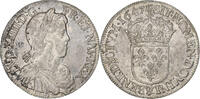 France 1/2 Écu à la mèche longue Louis XIV, Aix-en-Provence, Silver -