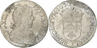 France 1/2 Écu à la mèche longue Louis XIV, Narbonne, Silver -