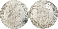 France 1/2 Écu à la mèche longue Louis XIV, Bayonne, Silver -