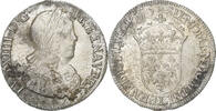 France 1/2 Écu à la mèche longue Louis XIV, Bayonne, Silver -