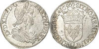 France 1/2 Écu à la mèche longue Louis XIV, Bayonne, Silver -