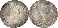France 1/2 Écu à la mèche longue Louis XIV, Bayonne, Silver -