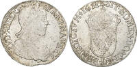France 1/2 Écu à la mèche longue Louis XIV, Bayonne, Silver. -