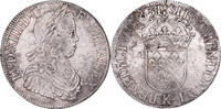 France Ecu Louis XIV, Écu à la mèche longue, Bordeaux, Silver -