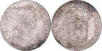 France Ecu Louis XIV, Écu à la mèche longue, Bordeaux, Silver -