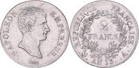 2 Francs An 13 (1805) A Frankreich Napoleon I, Paris, Silber, SS+, Gadoury:495 SS+