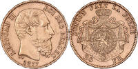Belgium 20 Francs, 20 Frank Leopold II, Brussels, Gold, KM:37 -