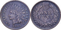United States Cent Indian Head, U.S. Mint, Bronze, KM:90 -