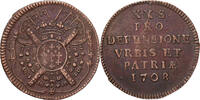 French States 20 Sols Louis XIV, Siège de Lille, Lille, Copper -