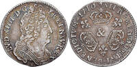 France 1/10 Écu aux 3 couronnes Louis XIV, Aix, Silver -