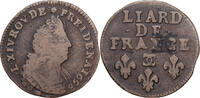 France Liard Louis XIV, Liard de France au buste âgé, troisième type -