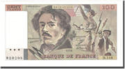 France 100 Francs Delacroix, Fayette:69.13c), KM:154d -