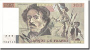 France 100 Francs Delacroix, Fayette:69.13c), KM:154d -