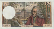France 10 Francs Voltaire, 1966-11-04, Fayette:62.23, KM:147b -