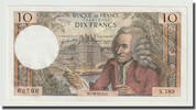 France 10 Francs Voltaire, 1972-06-01, Fayette:62.56, KM:147d -