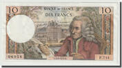 France 10 Francs Voltaire, 1972-02-03, Fayette:62.54, KM:147d -