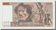 France 100 Francs Delacroix, Fayette:69ter.1b, KM:154h -