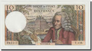 France 10 Francs Voltaire, 1965-06-03, Fayette:62.15, KM:147a -