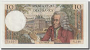 France 10 Francs Voltaire, 1965-04-01, Fayette:62.14, KM:147a -