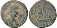 Nummus Coin, Constantius II, Arles, Copper, Cohen:31 -