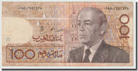 Morocco 100 Dirhams Banknote, KM:65d -