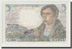 France 5 Francs Berger, 1943-12-23, Fayette:5.5, KM:98a -