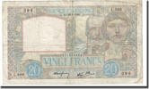 France 20 Francs Science et Travail, 1940-08-22 -