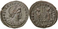 Nummus Coin, Constantine II, Trier, Copper, Cohen:122 -