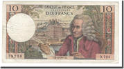 France 10 Francs Voltaire, 1970-07-02, Fayette:62.45, KM:147c -